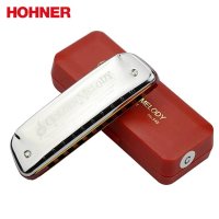 Hohner-골든 멜로디 10 홀 온음계 하모니카 블루스 하프 가이타 스탠다드 박스