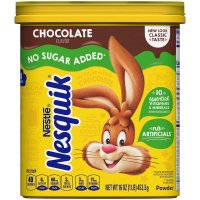 Nesquik Chocolate Powder No Sugar Added 네스퀵 초콜릿파우더 핫초코 코코아 분말 2박스