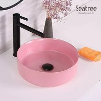 씨트리 화장실 욕실 탑볼 세면대 세면기 원형 ST-L499-PK