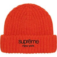 뉴욕 슈프림 비니 번 Supreme Ribbed Beanie FW22