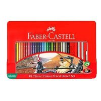 Faber Castell 파버카스텔 48색 일반색연필 스케치 세트 펜스테이션