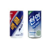 천연사이다 맥콜 190ml 30캔+천연사이다 190ml 30캔 / 총2박스