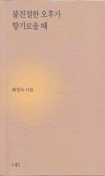 불친절한 오후가 향기로울 때 : 배정숙 시집