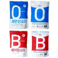 천연세제3종 과탄산소다 베이킹소다 구연산 1kg 리필형  베이킹소다1kg