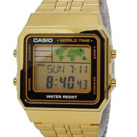 카시오 CASIO 디지털 남성 월드 타임 시계 A-500WGA-1