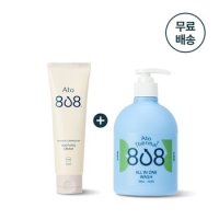 설랩 아토 808 떼르말 베이비 올인원 바디워시 500ml & 인텐시브 수딩 크림 100ml