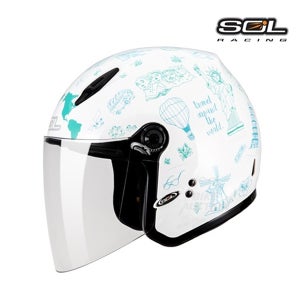 SOL(솔) 27Y 트래블 화이트/블루/민트