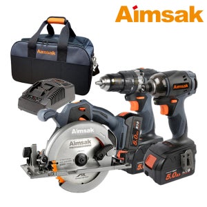 아임삭 18V 충전 콤보 세트 (BL18SMT7(5.0Ah)) 원형톱 임팩 해머 드릴