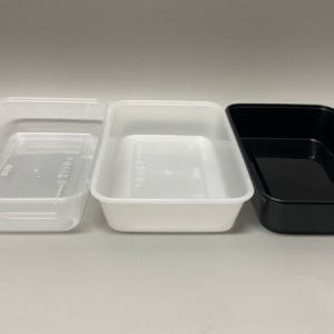 BW- B500(용량500ml) 500개(SET) 사출 반찬 샐러드 죽 밀폐용기