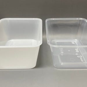 BW- B900(용량900ml) 500개(SET) 사출 반찬 샐러드 죽 밀폐용기