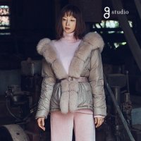 지스튜디오 22FW 사가폭스 헝가리구스하프다운