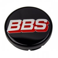 BBS 휠캡 정품 56mm 실버 레드 레터링