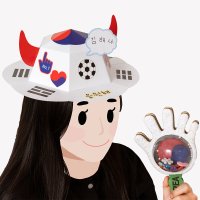 월드컵 응원 도구 소품 응원봉 짝짝이 만들기 세트 어린이집 유치원 초등학교 축구공 모자 태극기 바람개비 만들기 집콕놀이 키트