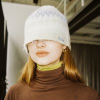 [마리떼 프랑소와 저버] PATTERN BEANIE ivory