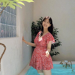 임부복*플라워 수영복