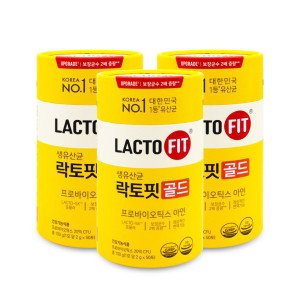 락토핏 락토핏 생유산균 골드 리뉴얼 프로바이오틱스 아연 2g x 50포 3통 I