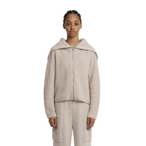 트렁크프로젝트 Cape Collar Zip-Up Cardigan_Ivory