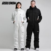 커플 스키복 세트 남성 여성 우주복 스노우보드복 방풍 방수 따뜻한 싱글 더블 보드복