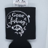 GONE FISHING 재미있는 참신 캔 쿨러 KOOZIE