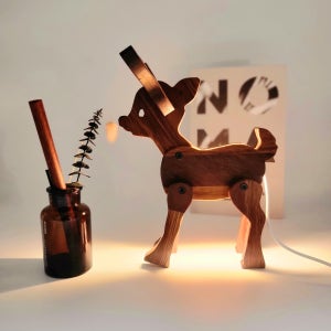 [🤗팔로우할인중]원목 아기사슴 LED 무드등💡, 아이디어픽