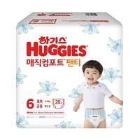 하기스 2021 매직 컴포트 기저귀 6단계 팬티형