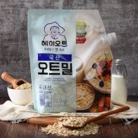 라이스텍 두보식품 헤이오트 국산 오트밀 600g 1개