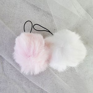 퍼 큐티방울 트리장식 6cm 2pcs / 크리스마스 트리 장식볼 오너먼트 소품 장식