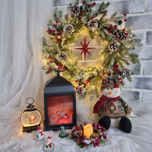 LED 파이어 우드 / LED 벽난로 불멍 무드등 크리스마스 장식품 감성캠핑