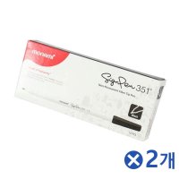 선명한 모나미 수성싸인펜 검정색 12Px2개 드로잉펜