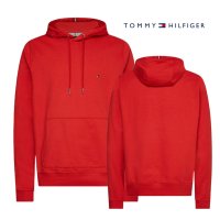 [무료배송]   타미힐피거 후드티 1985 솔리드 후디 레드 TOMMY HILFIGER 빅사이즈 오버핏