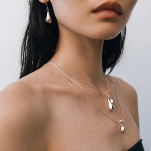 브릴피스 Love Pendant Necklace [Long Chain +Pendant L]