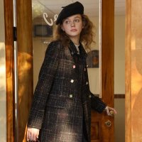 던드롭 DD Antique wool tweed long jacket