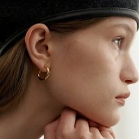 러브미몬스터 LMM Basic Ring Earrings