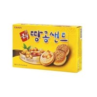 크라운 국희땅콩샌드 372g