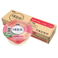 데르뜨 젤리 복숭아 90g 24개