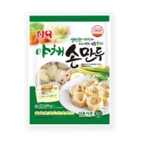 삼육식품 야채 둥근형 비건손만두 1kg 2봉