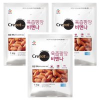 CJ제일제당 CJ 크레잇 육즙팡팡 비엔나 1kg X 3개