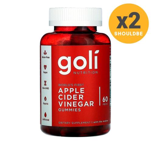 Goli Nutrition 애플 사이다 비니거 구미스 60구미