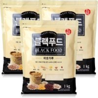 블랙푸드 미숫가루 1kg x3개 곡물명가 선식