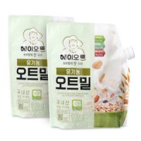 두보식품 헤이오트 국산 유기농 오트밀 600g x 2개