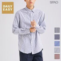 스파오 SPAO 데일리지 스트라이프 셔츠 SPYS938C01