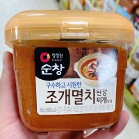 청정원 순창 조개멸치 찌개 된장 450g