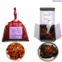 종가집 옛맛 무말랭이1kg 우리땅 깻잎지 1kg냉장포장