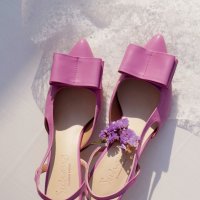 성수동 수제화 쥬홍 LOTTIEGIRL RIBBON SLINGBACK 로티걸 리본 슬링백ver