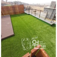 원그린 국내산 무독성 방염 인조잔디 조경용 마당 루프탑 테라스 1M X 0 5M EX3500