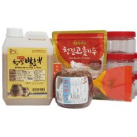 콩마실 체험학습용 고추장 만들기 세트 약4kg 고추장 밀키트