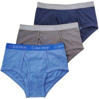 캘빈클라인 Calvin Klein Underwear S 캘빈클라인키즈 아동 삼각 팬티 컬러플 미니 CK 로고 3종 세트
