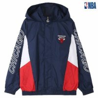 NBA 유니 배색 블록 후드 점퍼 N201JP122P