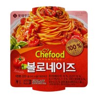 롯데푸드 쉐푸드 스파게티 볼로네이즈 220g