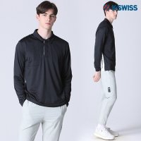 케이스위스 K-SWISS NEW 매쉬 혼방 긴팔 카라티